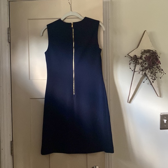Navy blue Calvin Klein dress size 4 - Picture 2 of 3